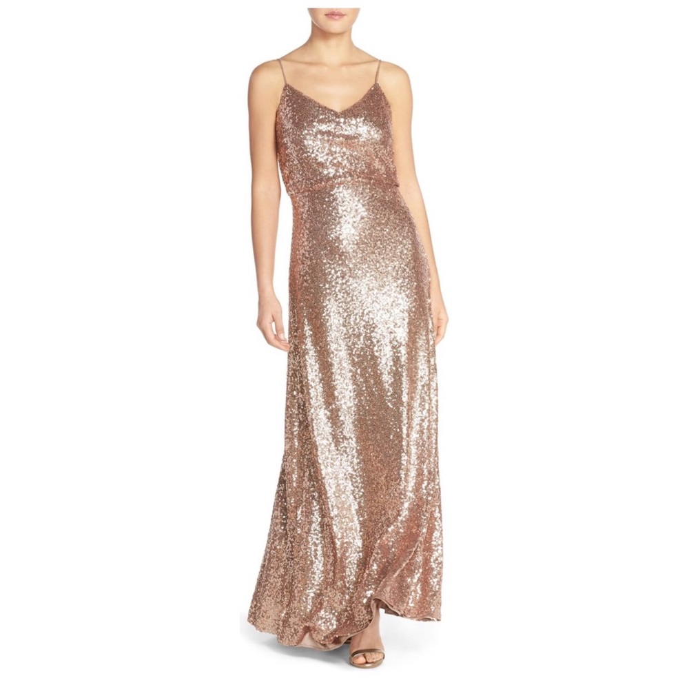 Jenny Yoo Jules Gold Gown